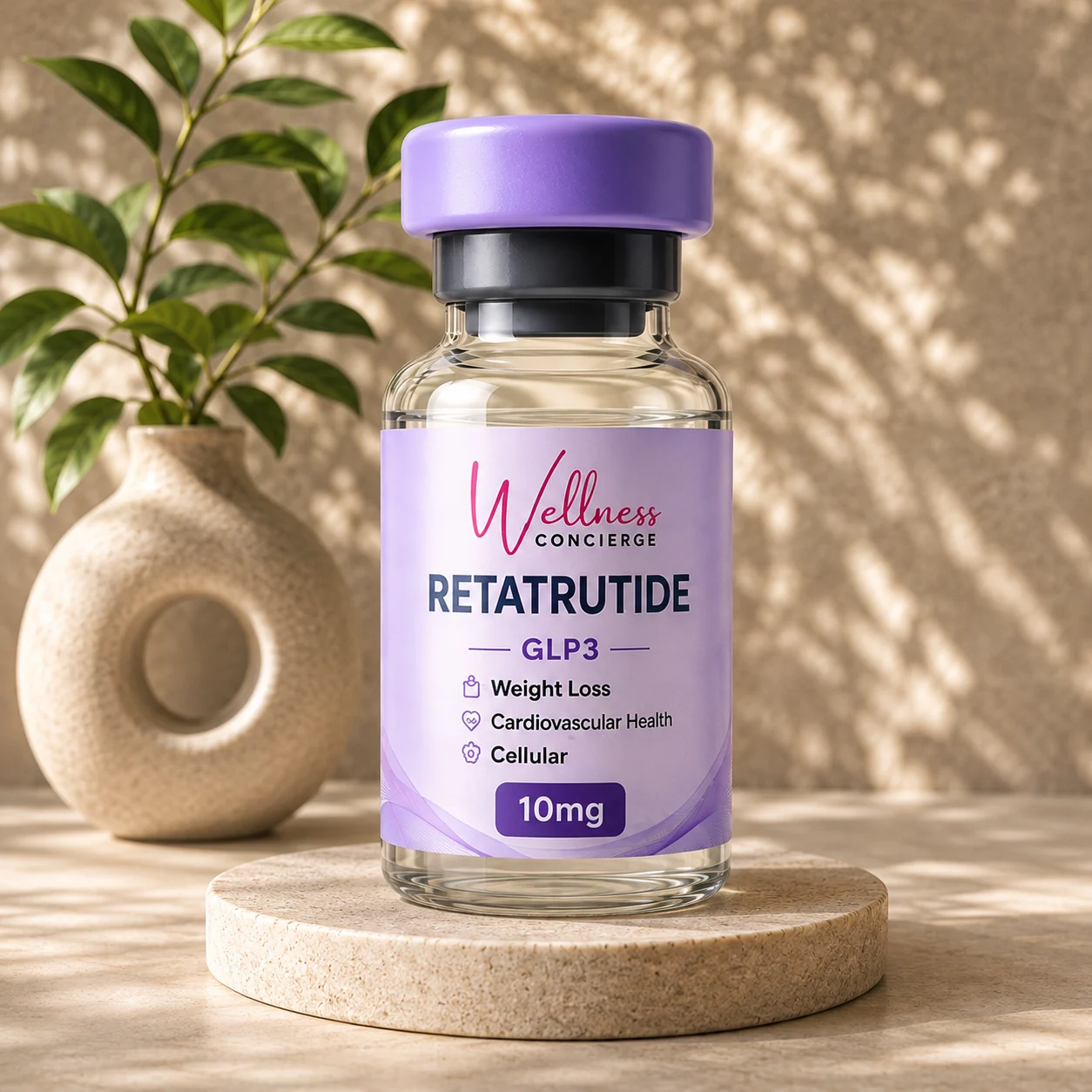 Retatrutide 10mg vial, Wellness Concierge
